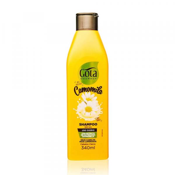 Gota Dourada Uso Diário Shampoo Camomila 340ml