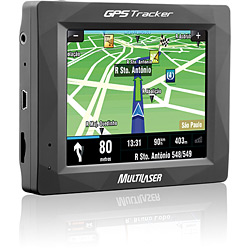 GPS Automotivo Multilaser Tracker GP4100ML Tela 3,5" Touchscreen