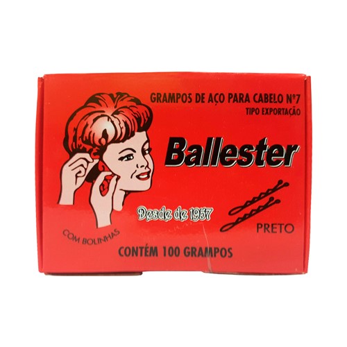 Grampo Ballester 7 Preto com 100