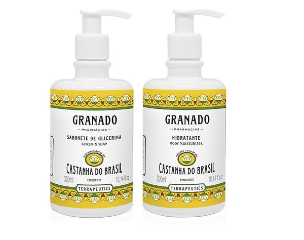 Granado Kit Castanha Sabonete Líquido e Hidratante Dia Mães