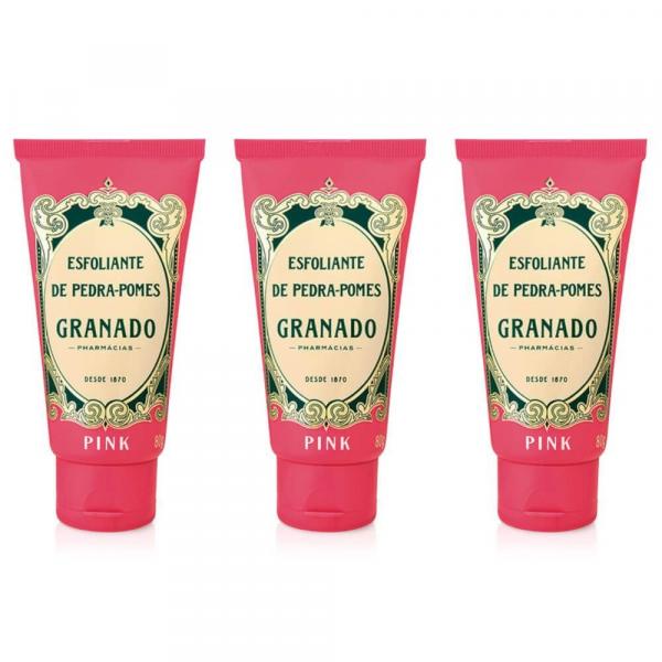 Granado Pink Creme Esfoliante Pedra Pomes 80g (Kit C/03)