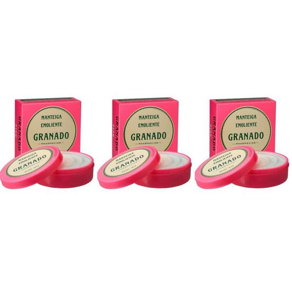 Granado Pink Emoliente P/ Mãos Manteiga 60g (Kit C/03)