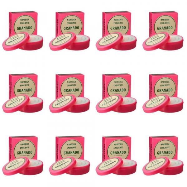 Granado Pink Emoliente P/ Mãos Manteiga 60g (Kit C/12)