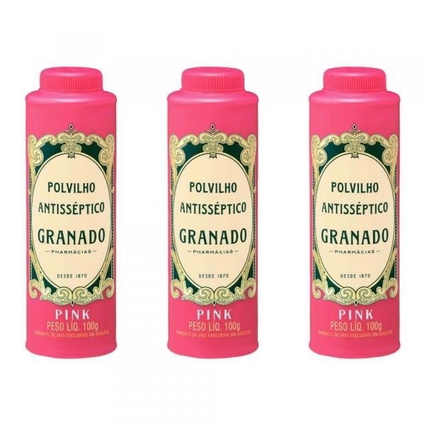 Granado Pink Polvilho 100g (Kit C/03)