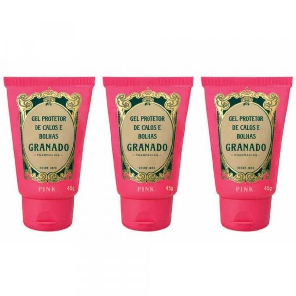 Granado Pink Protetor Calos e Bolhas Gel 45g (Kit C/03)