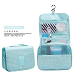 Grande capacidade de Banho Cosmetic Bag com gancho de suspensão para Armazenamento de viagem