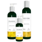 Grandha Flowers Kit Flores e Vegetais Shampoo Leave-in Condicionador