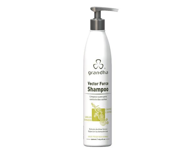 Grandha Vector Force Shampoo para Cachos Low Poo 500ml
