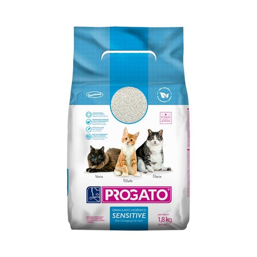 Granulado Higiênico ProGato para Gatos Sensitive 1,8kg
