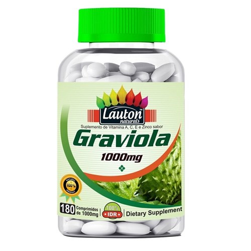 Graviola 1000Mg 180 Cápsulas - Lauton Nutrition