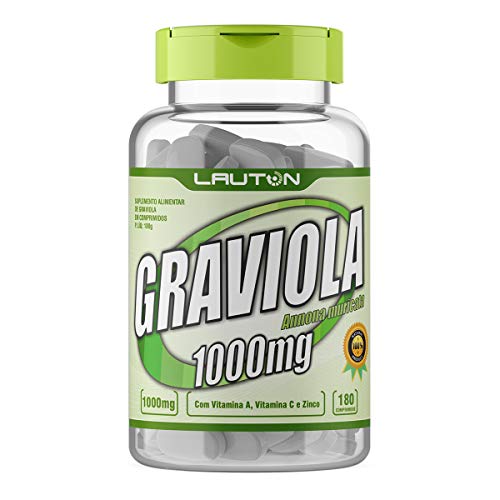 Graviola 1000mg 180 Comprimidos Lauton Nutrition