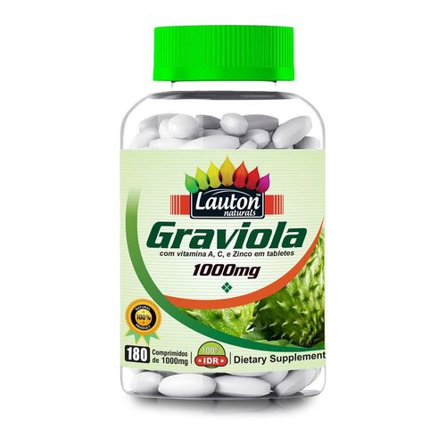 Graviola 1000mg 180 Comprimidos - Lauton Nutrition