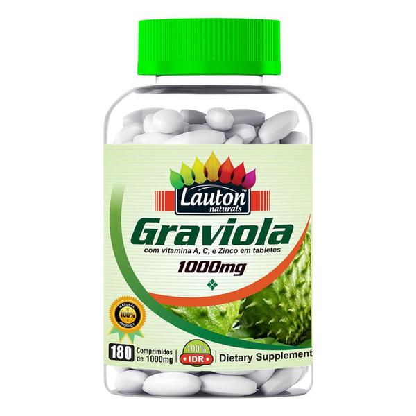 Graviola 1000mg - 180 Comprimidos - Lauton Nutrition