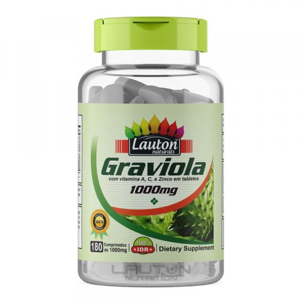 Graviola 180 Comprimidos 1000mg LAUTON NUTRTION - Lauton Nutrition