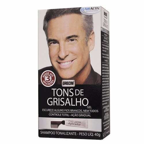 Grecin Tons de Grisalho Shampoo Tonalizante 40g (Kit C/06)