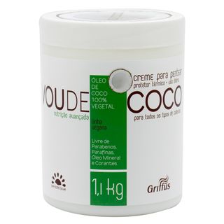 Griffus Vou de Coco - Creme para Pentear 1,1kg