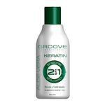 Groove Professional Aloe Vera Keratin 2 Em 1 Máscara E Condicionador Pós Química - 300ml
