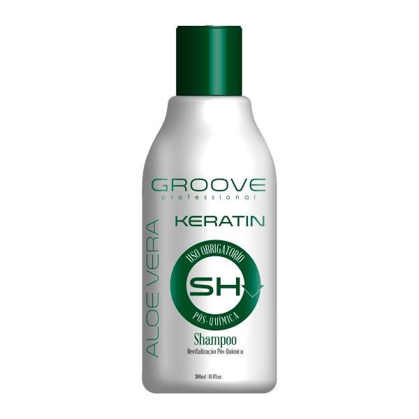 Groove Professional Aloe Vera Keratin Shampoo Pós Química 300ml