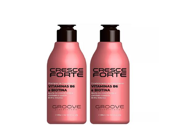 Groove Professional Cresce Forte Shampoo de Crescimento + Condicionador de Crescimento (2x300ml)