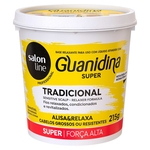 Guanidina Tradicional Super Forte Alisa e Relaxa Salon Line 215gr