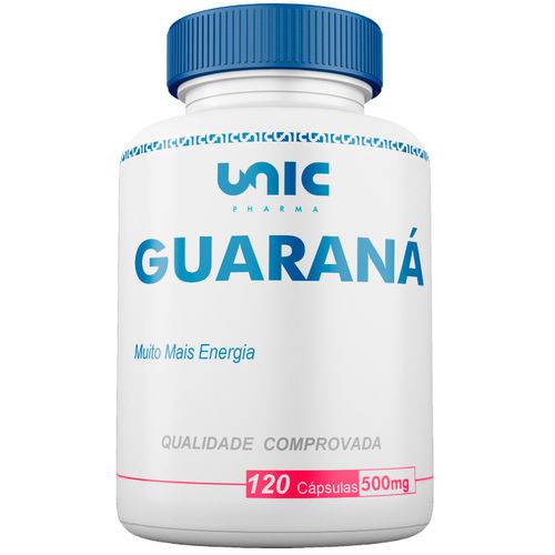 Guaraná 500mg 120 Caps Unicpharma