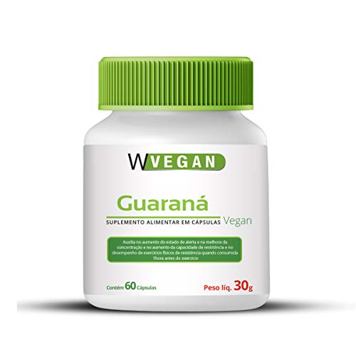 Guarana 500mg 60 Capsulas Vegan WVegan