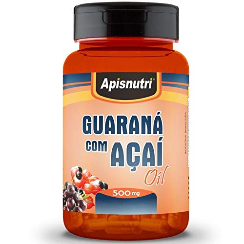 Guaraná com Açaí 500mg Oil Apisnutri 60 Cápsulas