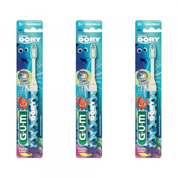 Gum Escova Dental Infantil (Kit C/03)