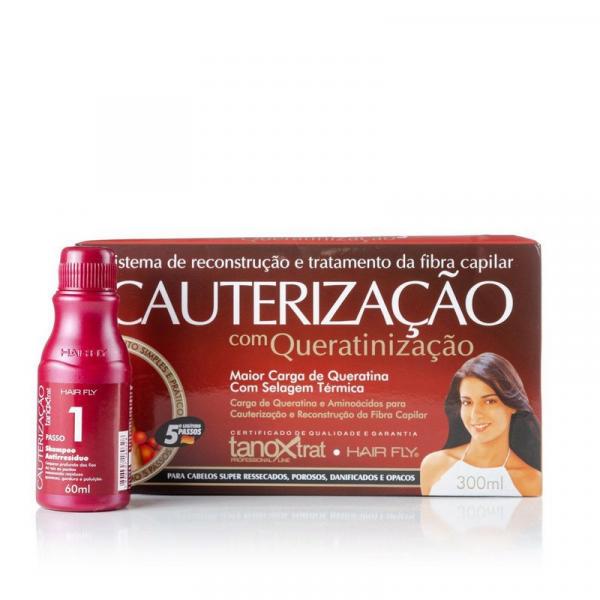 Hair Fly Cauterização com Queratinização Carga de Queratina e Aminoácidos 300mL
