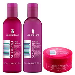 Hair Growth Lee Stafford - Kit Shampoo + Condicionador + Máscara Kit - 200ml + 200ml + 200ml