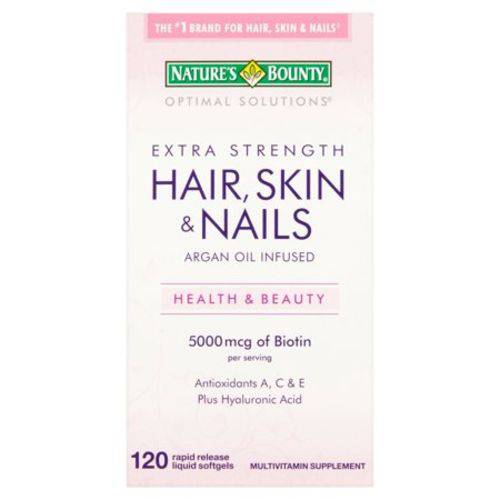 Hair, Skin & Nails - Nature's Bounty - 120 Softgels