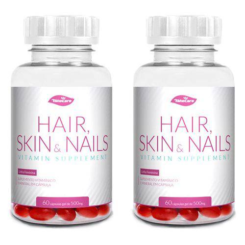 Hair Skin & Nails - 2 Un de 60 Cápsulas - Take Care