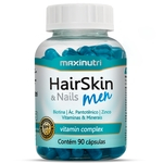 Hair Skin e Nails Men (Para Cabelo) com 90 cápsulas - Maxinutri