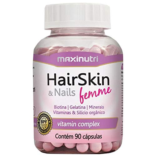 Hair Skin Femme - 90 Cápsulas - Maxinutri