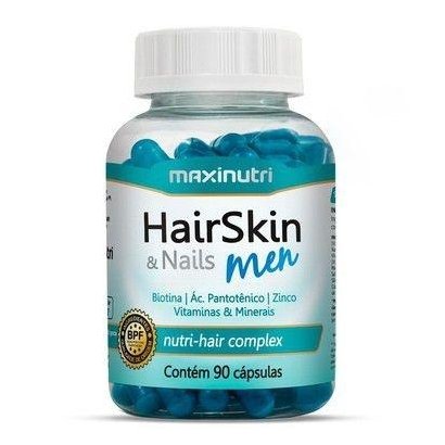 Hair Skin Men - 90 Cápsulas - Maxinutri