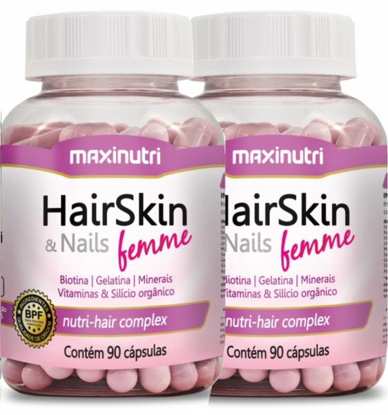 Hair Skin Nails Femme 2x90 Capsulas Maxinutri