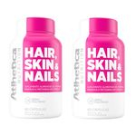 Hair Skin & Nails - 2 un de 60 Cápsulas - Atlhetica