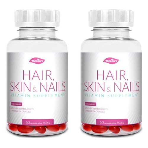 Hair Skin & Nails - 2 Un de 60 Cápsulas - Take Care