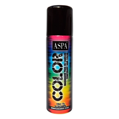 Hair Spray Aspa Color 120ml Fantasia Verde