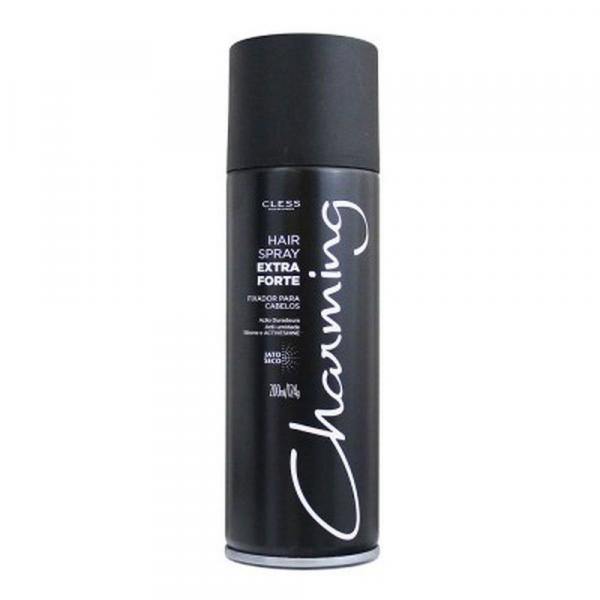 Hair Spray Black Extra Forte Charming 200Ml - Cless