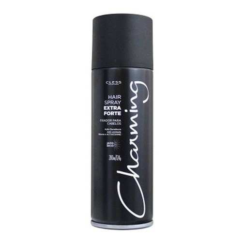 Hair Spray Black Extra Forte Charming 200Ml