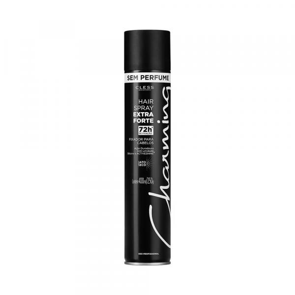 Hair Spray Charming Black Extra Forte S/perfume 400ml