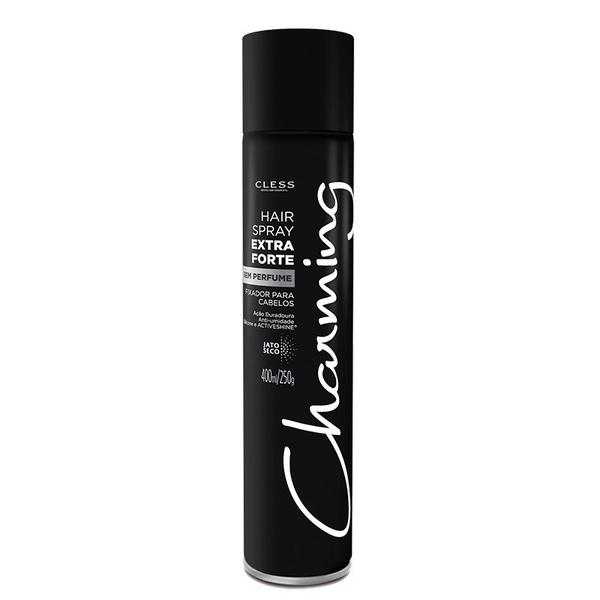 Hair Spray Charming Black Fix Sem Perfume 400ml