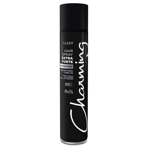 Hair Spray Charming Black Sem Perfume 400Ml - Cless