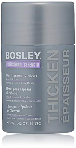 Hair Thickening Fibers - Black By Bosley For Unisex - 0.42 Oz Treatment