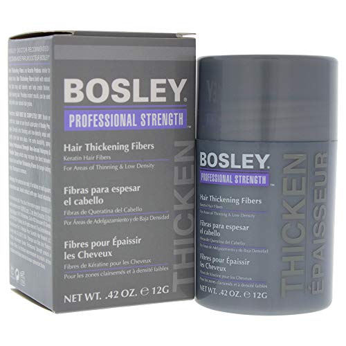 Hair Thickening Fibers - Light Brown By Bosley For Unisex - 0.42 Oz Treatment
