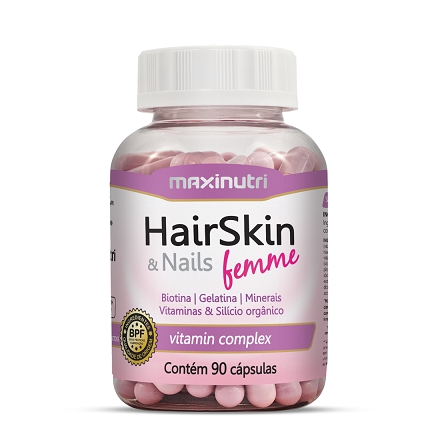 HairSkin Nails Femme - Maxinutri - 90 Cápsulas