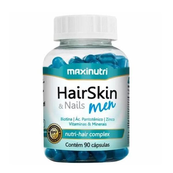 HairSkin Nails Men 90 Cápsulas - Maxinutri