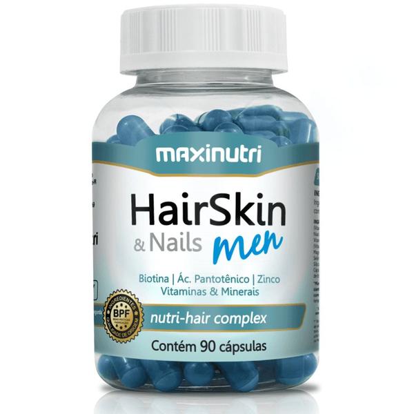 HairSkin Nails Men 90 Capsulas - Maxinutri