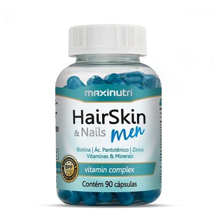 HairSkin Nails Men - Maxinutri - 90 Cápsulas